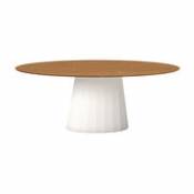 Table ovale Ankara INDOOR / 200 x 100 cm - Chêne -