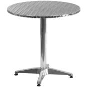 Table ronde pliante en aluminium pour bar et restaurant