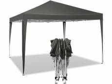 Tonnelle de jardin-tente pliante-protection du soleil uv 50+ hauteur réglable 3x3m-gris
