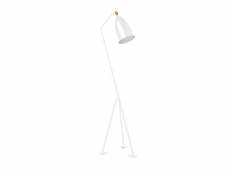 Tripod design floor lamp - living room lamp - hopper blanc