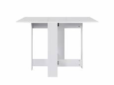 Une table pliante en panneau pb de niveau e1 hombuy moderne blanc