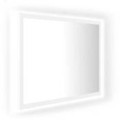 Vidaxl - Miroir à led de salle de bain Blanc 60x8,5x37