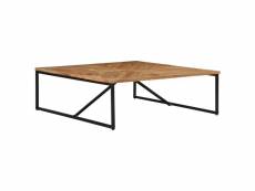 Vidaxl table basse 110x110x36 cm bois d'acacia solide