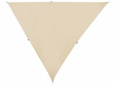 Voile ombrage triangle 300 x 300 x 300 cm beige lukka 256444