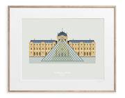 Affiche Le Duo - Archi Musée du Louvre France / 40 x 50 cm - Image Republic multicolore en papier