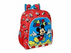 Cartable mickey mouse happy smiles (32 x 38 x 12 cm)