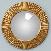 Chehoma - Miroir convexe doré Sanctus 22cm - Doré