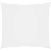 Doc&et² - Voile de parasol Tissu Oxford carré 2.5x2.5 m Blanc - Blanc