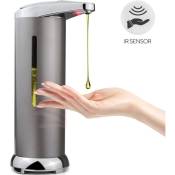 Galozzoit - Distributeur de savon, nouveau distributeur de savon automatique avec capteur, distributeur de savon automatique sans contact en acier