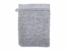 Gant de toilette 16x21 cm juliet gris argent 520 g/m2