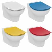 Ideal Standard - Anneau de siège de WC pour enfants Contour 21 Ecoles S4545, Coloris: rouge - S4545GQ
