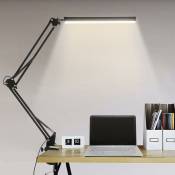 Lampe de Bureau Pince 48 LEDs Lampe de Lecture Clipsable