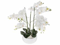 Orchidée en pot h. 65 cm blanc - atmosphera