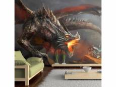 Papier peint - dragon fire [200x140]