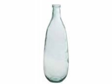 Paris prix - vase design en verre "bouteille" 75cm
