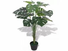 Plante artificielle avec pot monstera 70 cm vert dec021916