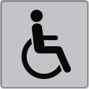 Plaque signalétique Série ISO 7001 - toilettes handicapé