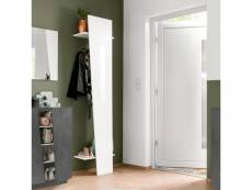 Porte-manteau armoire ouvert design moderne blanc entrée