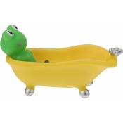 Porte-savon grenouille porte-savon forme de bain porte-savon Boîte à savon pour salle de bain cuisine toilette vert jaune Fei Yu