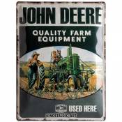 Retro Plaque Vintage John Deere – Quality – Idée