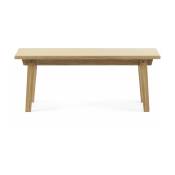 Table basse rectangle en chêne naturel Slice Oak -