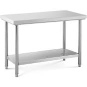 Table Inox Professionnelle Préparation Plan De Travail Étagère 12060 cm 137 kg