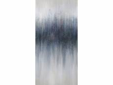 Tableau peinture nuance de bleu 140 x 90 cm - evanescence 80687221