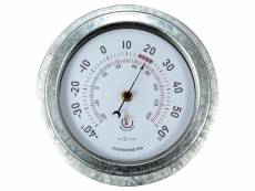 Thermomètre extérieur - 22cm - métal - galvanisé "lily"