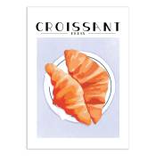 Affiche 50x70 cm - Croissant - Paris ByKammille