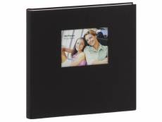 Album photos à feuillets adhésifs pour 240 photos 10x15 cm ou 180 photos 11,5x15 cm - noir - l 33 x l 34 cm