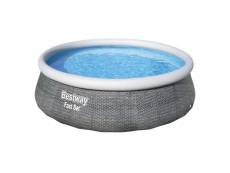 Bestway piscine autoportante fast set ronde 396 x 84 cm - piscines & spas > piscines 57376