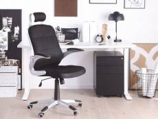 Chaise de bureau design noir premier 226278
