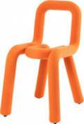 Chaise rembourrée Bold / Tissu - Moustache orange
