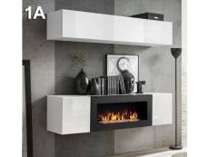 Combinaison de meubles krista 1a blanc (1,6m) MSAM119-A