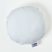 Coussin rond de garnissage en Microfibre, 40 cm - Blanc