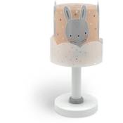 Dalber - Lampe de chevet enfant - Baby Bunny - Motif lapin, L 15 cm, H 30 cm, Rose