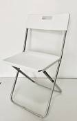 Ikea Gunde Chaise Pliante Blanc IKE-602.177.99