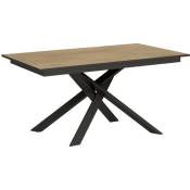Itamoby - Table extensible 90x160/220 cm Ganty Chêne