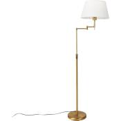 Ladas - led Lampe sur pied bras articulé - 1 lumière - h 150 cm - Bronze - Moderne - éclairage intérieur - Salon i Chambre - Bronze - Qazqa