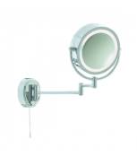 Miroir LED salle de bain Bathroom Chrome,miroir 1 ampoule 34cm