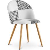 Patchwork Style - Chaise de salle à manger - tapissée