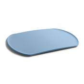 Planche à découper opaque en polypropylène bleu 35x22,5 cm