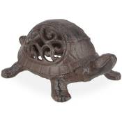 Relaxdays - Statuette de tortue, en fonte, résistant,