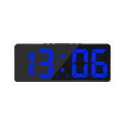 Shining House - Grande Horloge Murale Numérique Intelligente app Contrôle Heure/Date/Déclencheur Sonore et Fonction de Compte à Rebours Luminosité