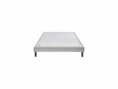 Sommier epeda nature ferme - gris souris 160x200