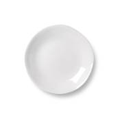 Soucoupe porcelaine blanche brillante D13cm