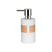 Spirella - Distributeur de savon Porcelaine tube nature Blanc & Beige Blanc