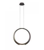 Suspension LED intégré Ring Bronze 1 ampoule 35cm