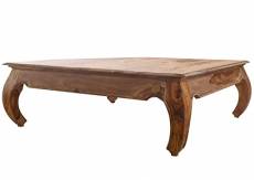 Table Basse 160x80cm - Bois Massif de Palissandre laqué