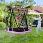 Trampoline pour enfants 147×157cm,ensemble trampoline
